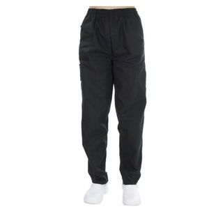 Women's Uniform Scrub Cargo Pants- BLACK/Sz Medium